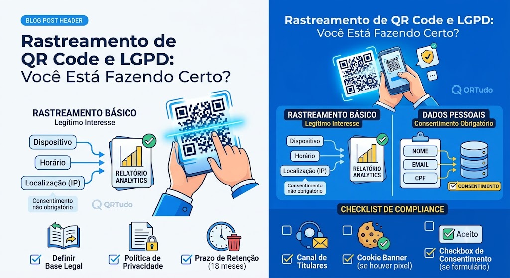 Rastreamento de QR Code e LGPD: Você Está Fazendo Certo?